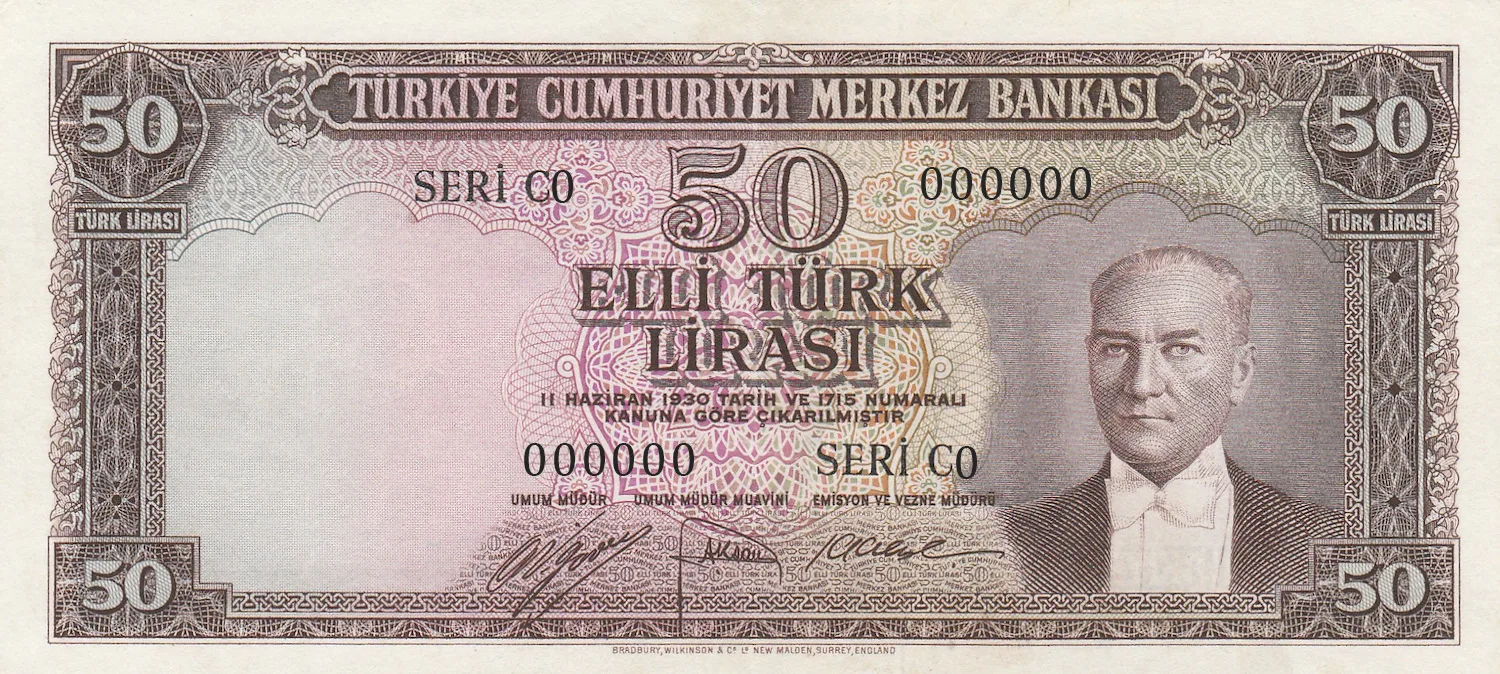 50 Türk Lirası